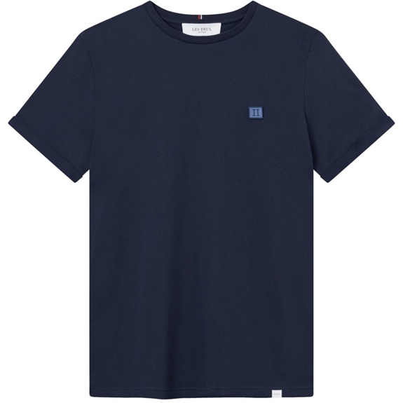 Les Deux Piece t-shirt - Dark Navy/Fjord Blue-Midnight Blue