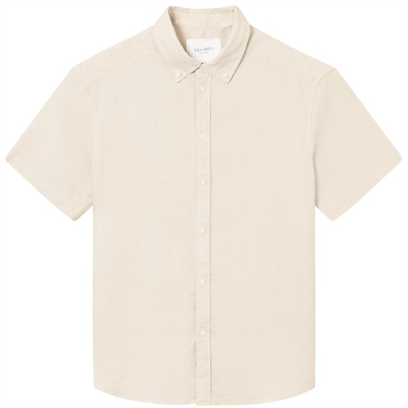 Les Deux Kris Linen SS Shirt - Light Sand