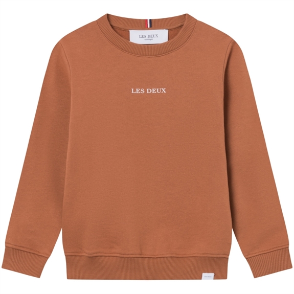 Les Deux Lens Sweatshirt kids - Burnt Clay/Ivory