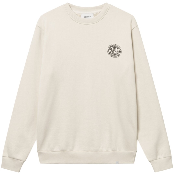 Les Deux Globe Sweatshirt - Ivory/Black