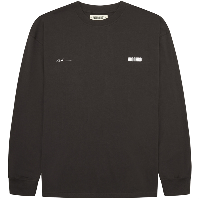 Woodbird Joes HKDK L/S - Chocolate Brown