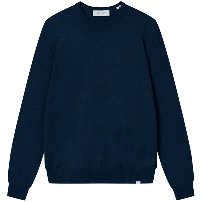 Les Deux Greyson Merino Knit - Dark Navy