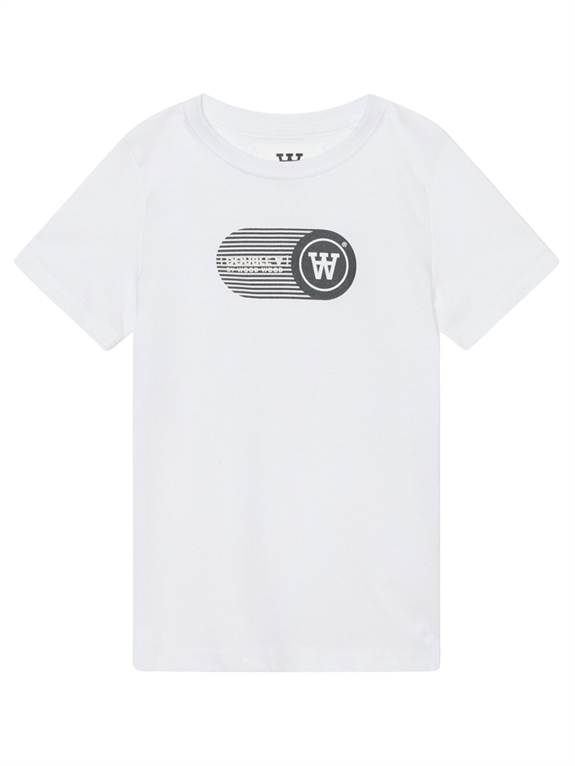 WOOD WOOD Ace Print T-shirt - White