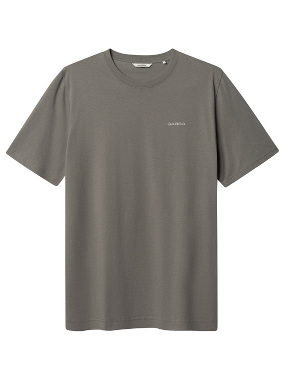 GABBA Dune Logo SS GOTS - Castor Grey