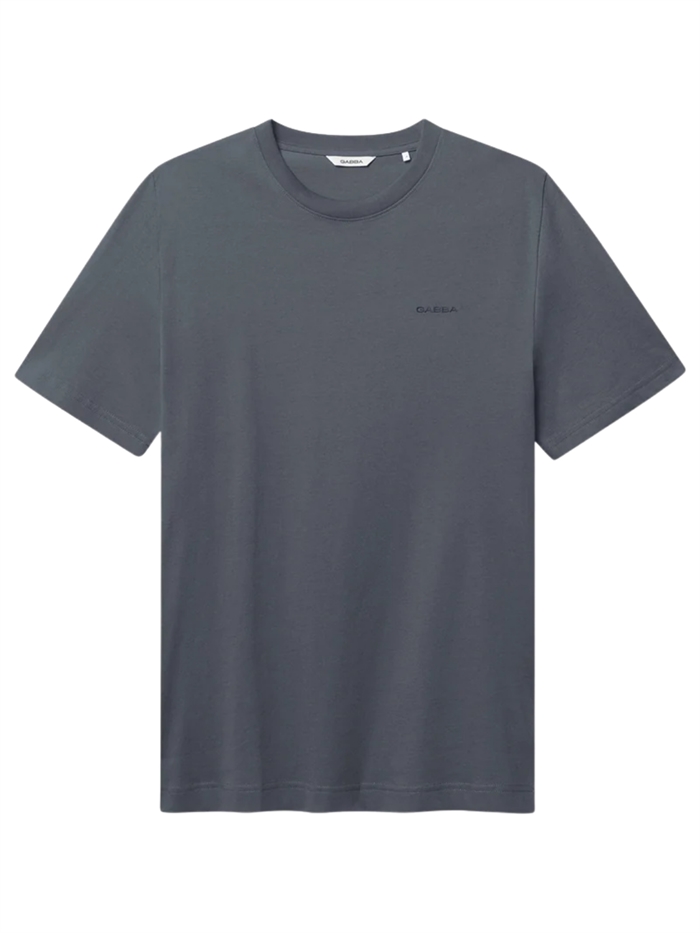 GABBA Dune Logo SS GOTS T-shirt - Turbulence Blue