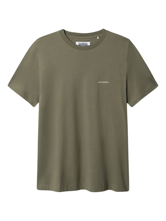 GABBA Dune Logo SS GOTS - Deep Lichen Green