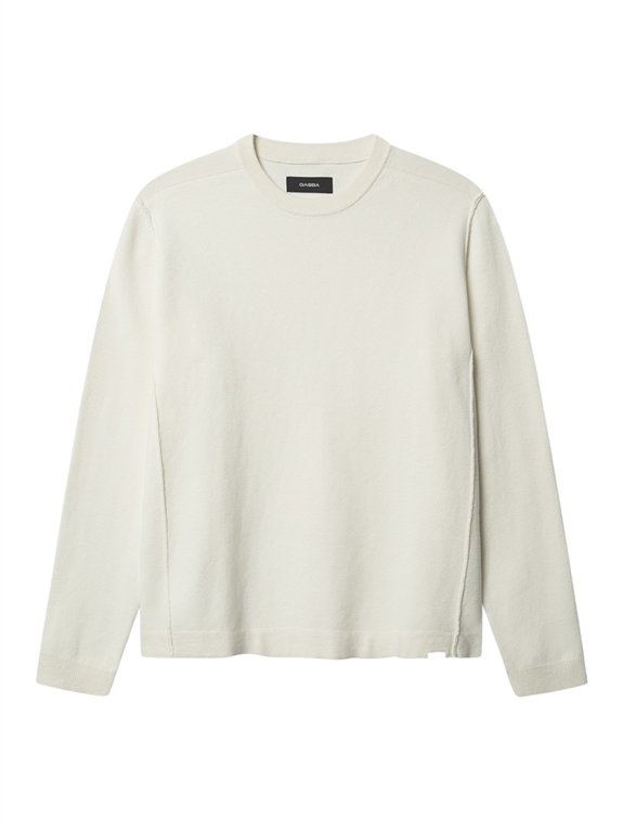 GABBA Blanko High Ls Knit - Off White