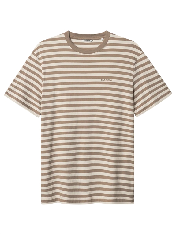 GABBA Dune Logo Stripes SS GOTS - Fungi