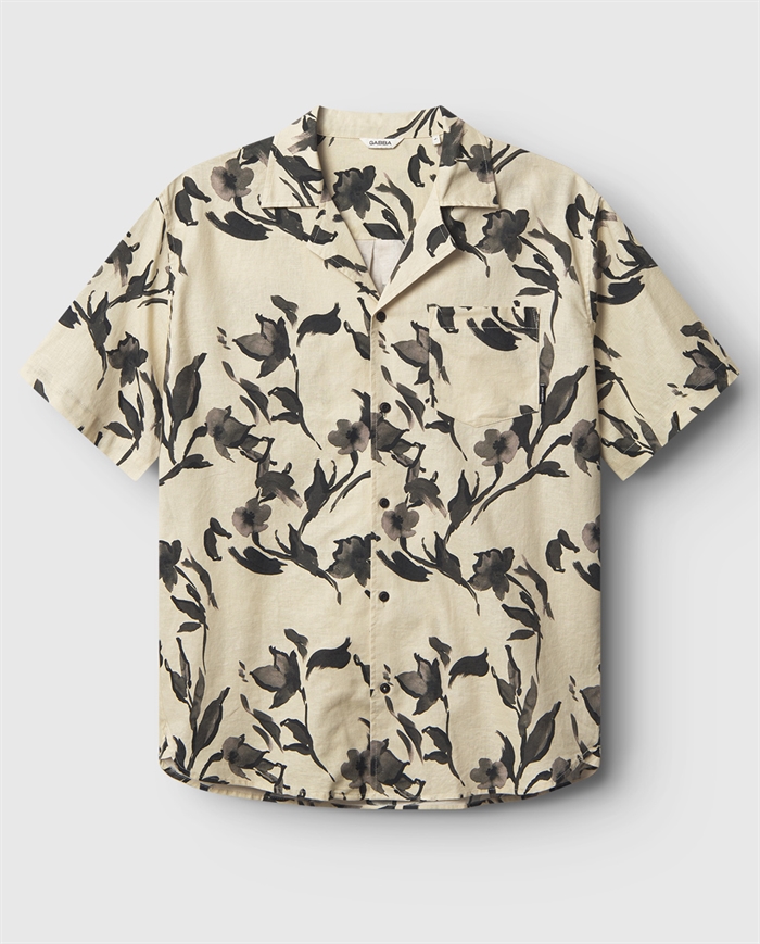 Gabba Sven Reg Resort Bloom SS Shirt - Meteorite