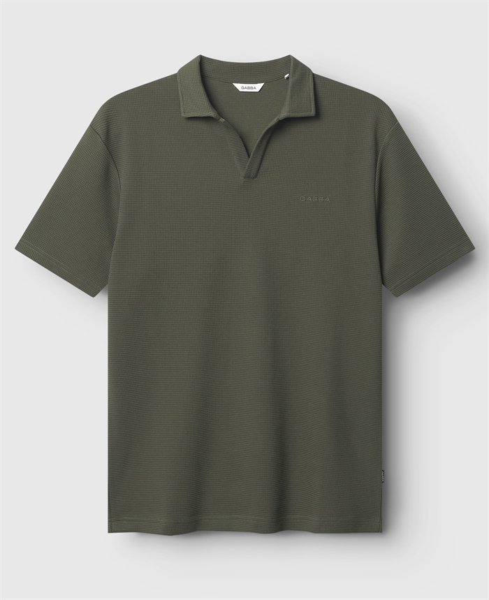 GABBA Lio Waff Polo - Rosin