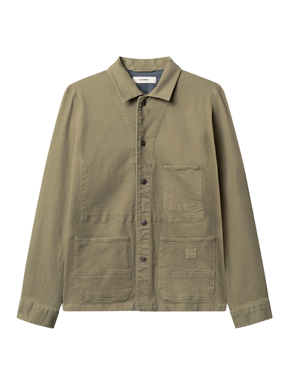 GABBA Beta Twill Overshirt - Green