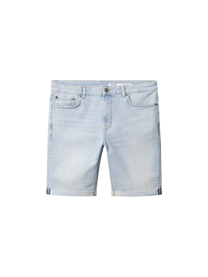 GABBA Markus Derby shorts - Lt. Blue Denim