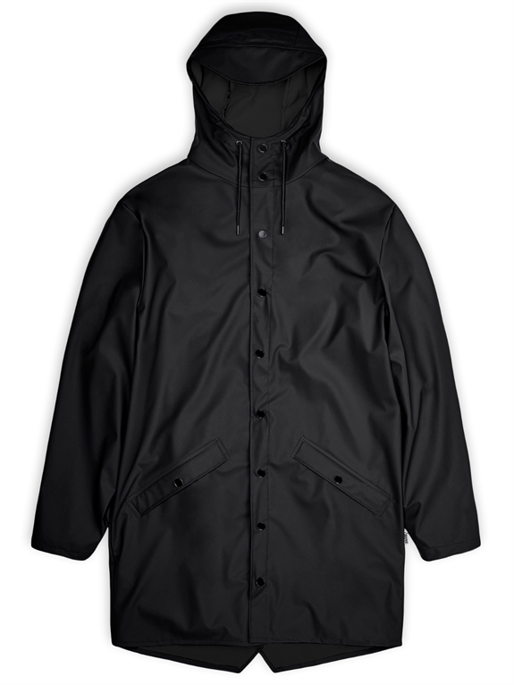 RAINS Long Jacket W3 - Black