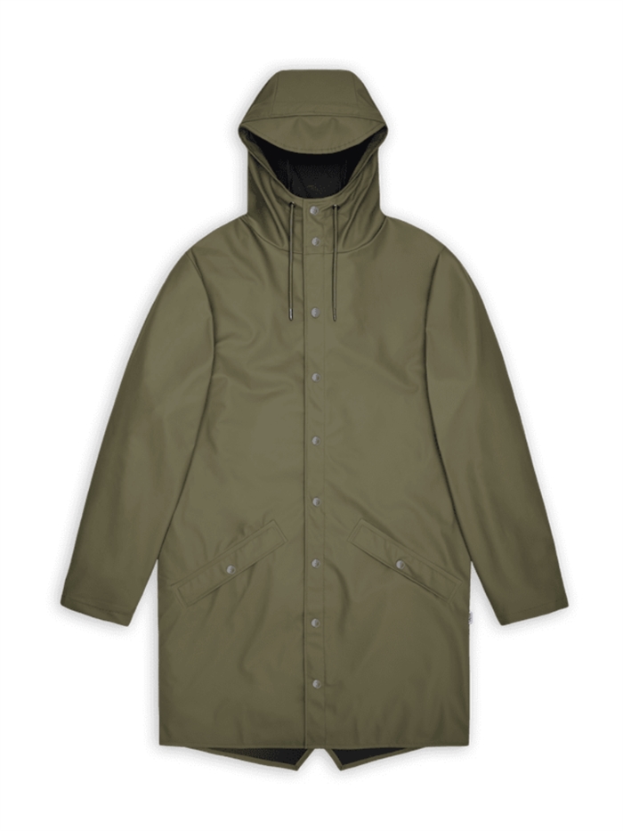 RAINS Long Jacket W3 - Marsh