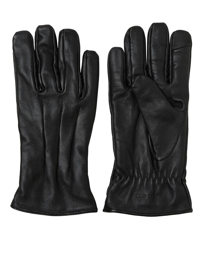 Jack & Jones Montana Leather Gloves - Black