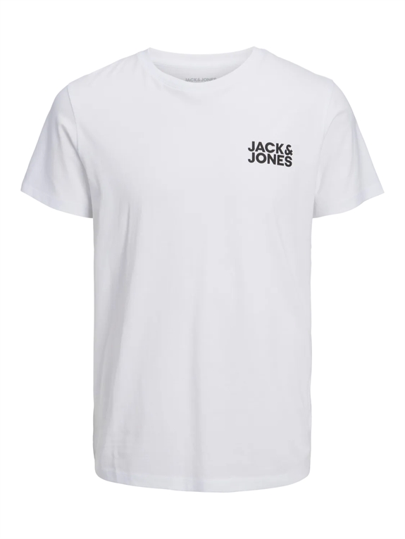 Jack & Jones Corp Logo Tee SS O-Neck - White