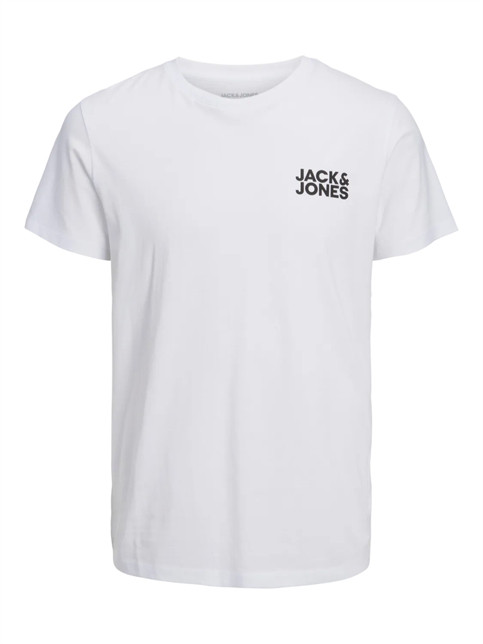 Jack & Jones Corp Small Logo Tee SS O-Neck - White