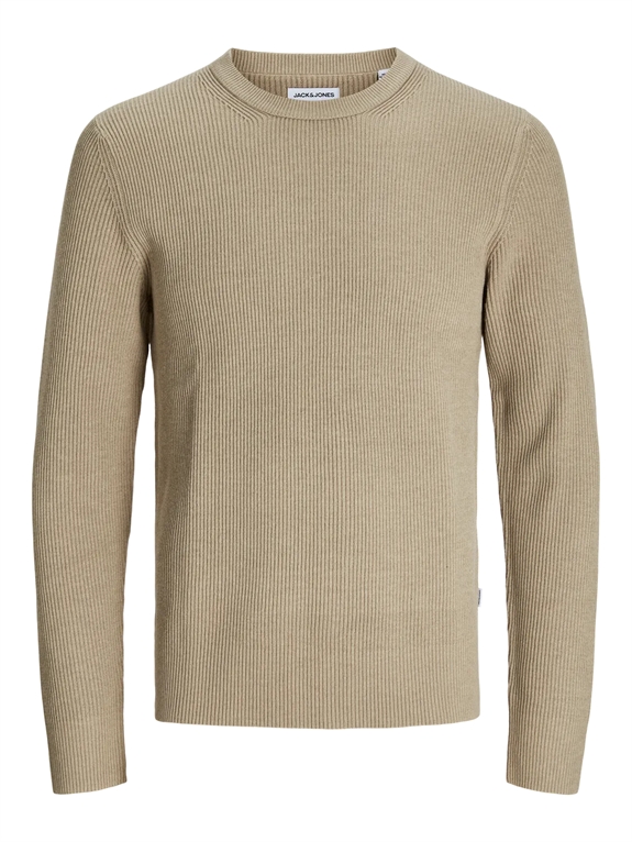 Jack & Jones Perfect Knit crewneck - Crockery