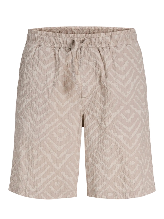 Jack & Jones Jaiden Milo seersucker shorts - Moonbeam / Stripes