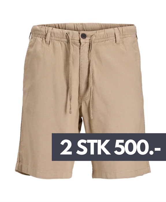 Jack & Jones Jpstjaiden hybrid bondi jog shorts - Crockery 