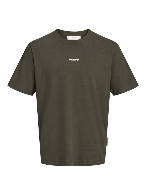 Jack & Jones Club Back Script Tee SS - Peat