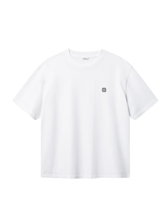 GABBA Legin Wix Boxy Hour Lobby2 SS T-shirt - White