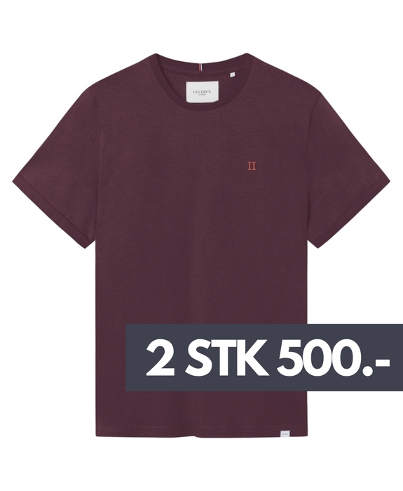 Les Deux Nørregaard t-shirt - Sassafras/Orange