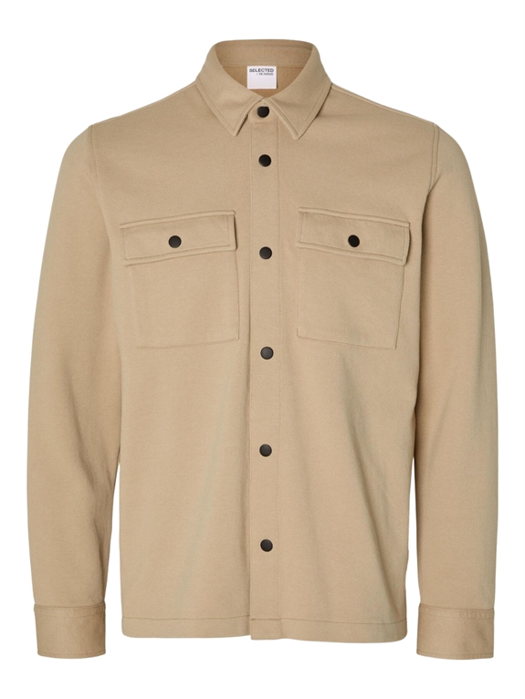 Selected Jackie Sweat Overshirt Jacket - Incense