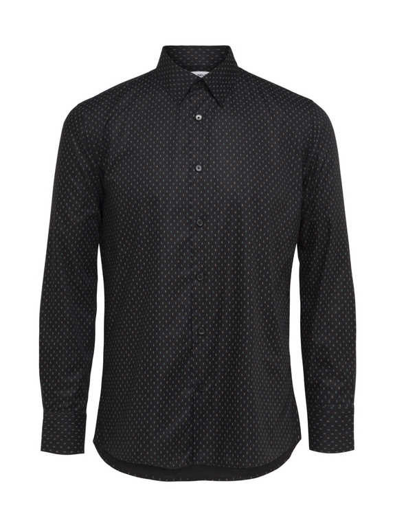 Selected Slim Ethan Shirt LS Classic - Black/AOP