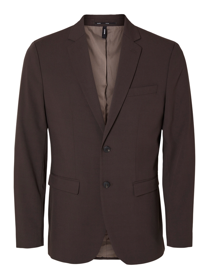 Selected Slim Liam Blazer Flex - Chocolate Torte