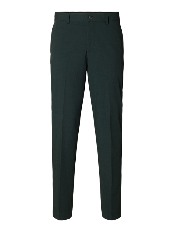 Selected Slim Liam Trousers Flex - Forest Night