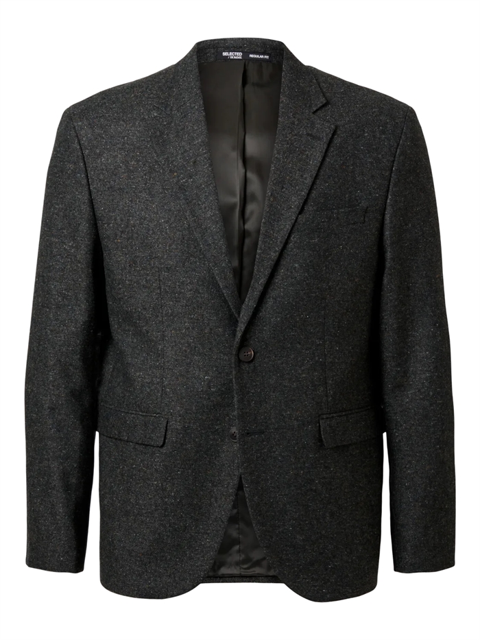 Selected Reg Bow Donegal Blazer - Dark Green