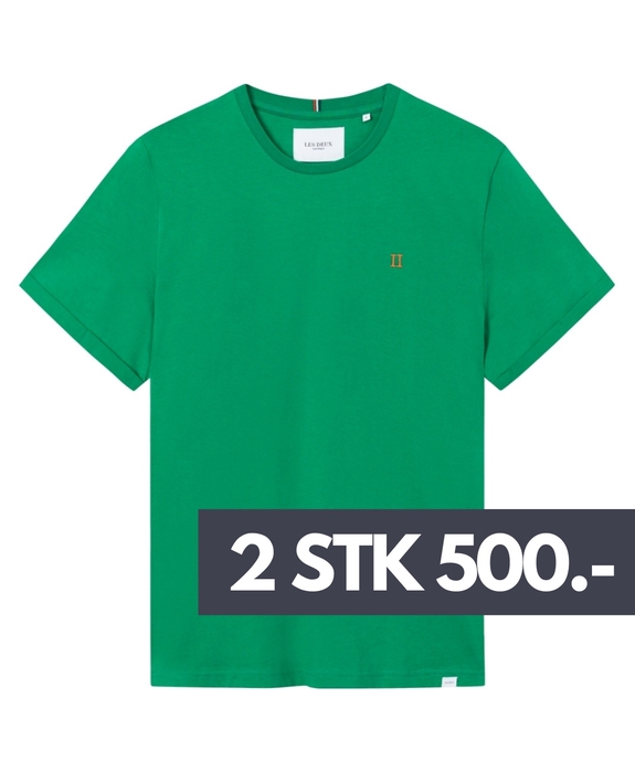 Les Deux Nørregaard t-shirt - Sports Green/Orange