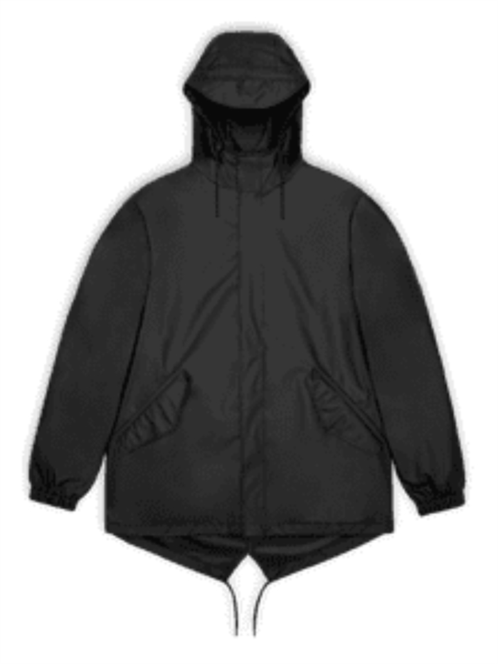 RAINS Fishtail Jacket W3 - Black