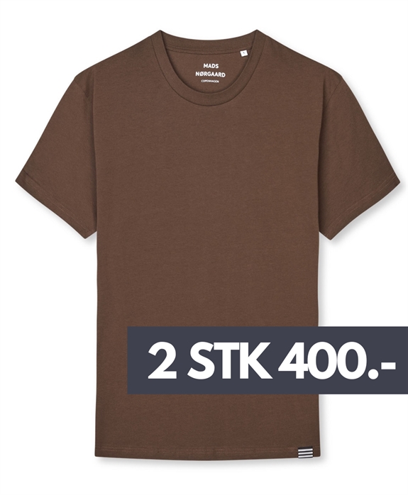 Mads Nørgaard Fine Jersey Thor Tee - Demitasse