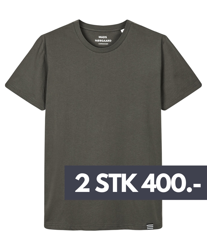 Mads Nørgaard Fine Jersey Thor Tee - Beluga