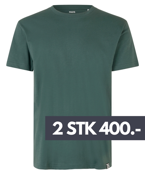 Mads Nørgaard Organic Thor Tee - Darkest Spruce
