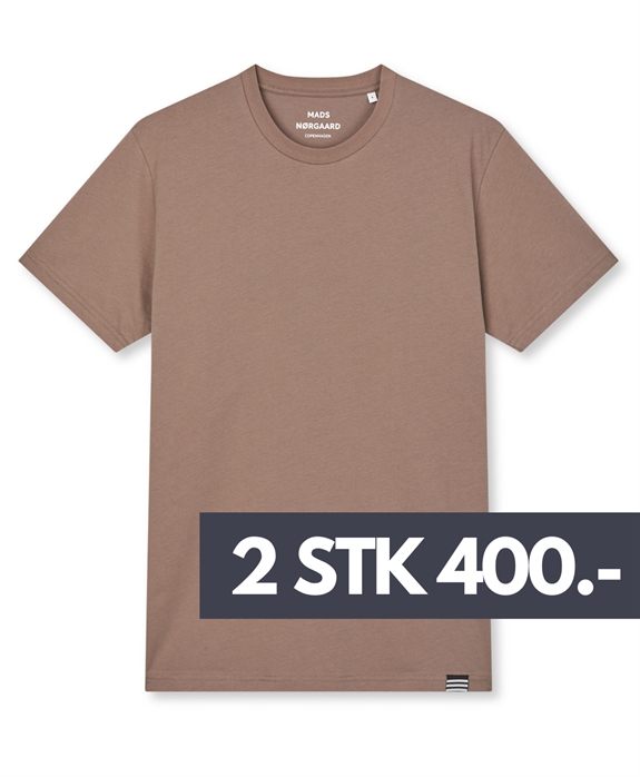 Mads Nørgaard Fine Jersey Thor t-shirt - Walnut