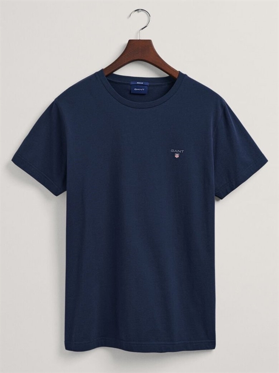 GANT Original SS T-shirt - Evening Blue