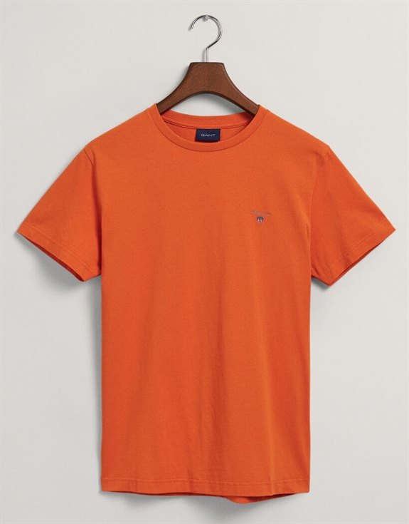 GANT Original SS T-shirt - Pumpkin Orange
