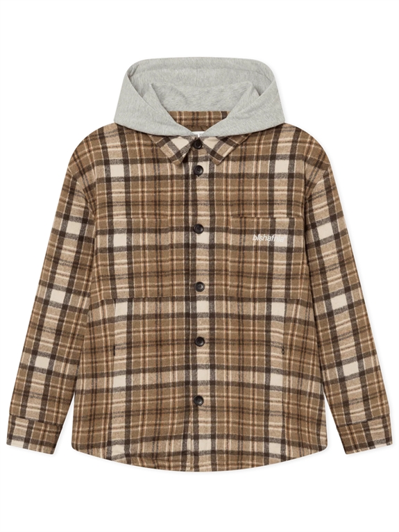 BLS Hafnia Melinda Hood Jacket - Sand Checked