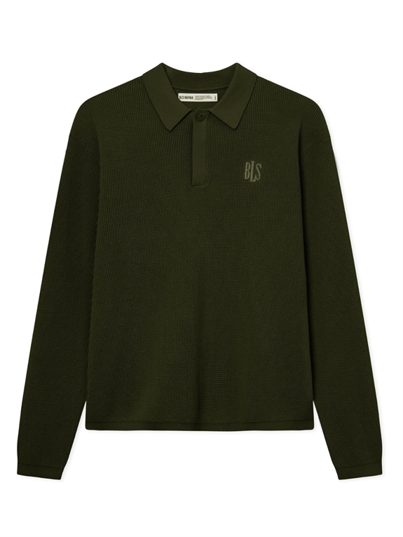 BLS Hafnia William Knit Polo - Army