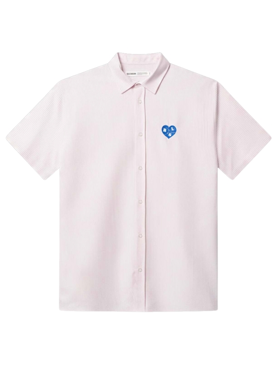 BLS Hafnia Heartbreaker Oxford Shirt - Pink/White