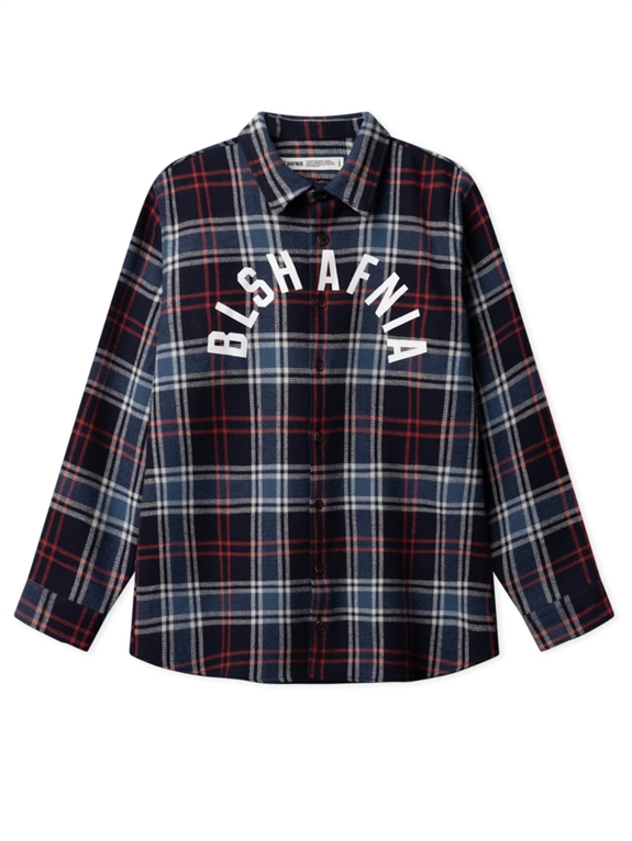 BLS Hafnia DPM Flannel Shirt - Navy