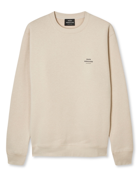 Mads Nørgaard Standard Crew Logo sweat - Rainy Day