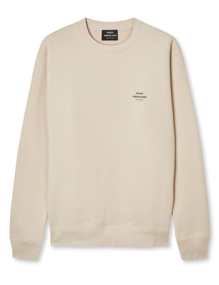 Mads Nørgaard Standard Crew Logo sweat - Rainy Day