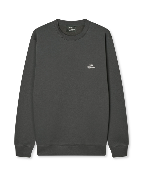 Mads Nørgaard Standard Crew Logo sweat - Asphalt