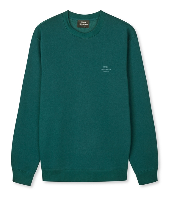 Mads Nørgaard Standard crew logo sweat - Deep Sea