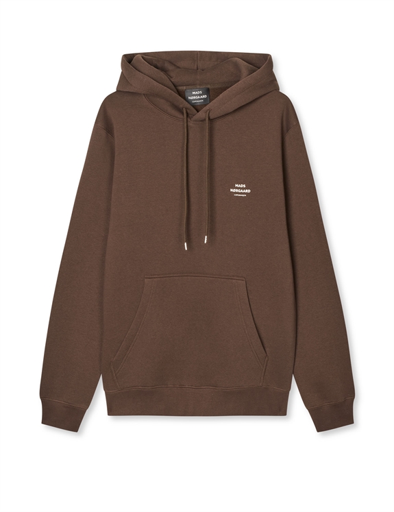 Mads Nørgaard Standard Hoodie Logo Sweat - Demitasse