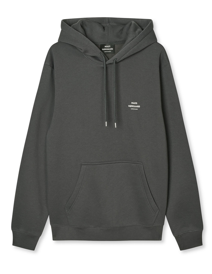 Mads Nørgaard Standard Hoodie Logo Sweat - Asphalt